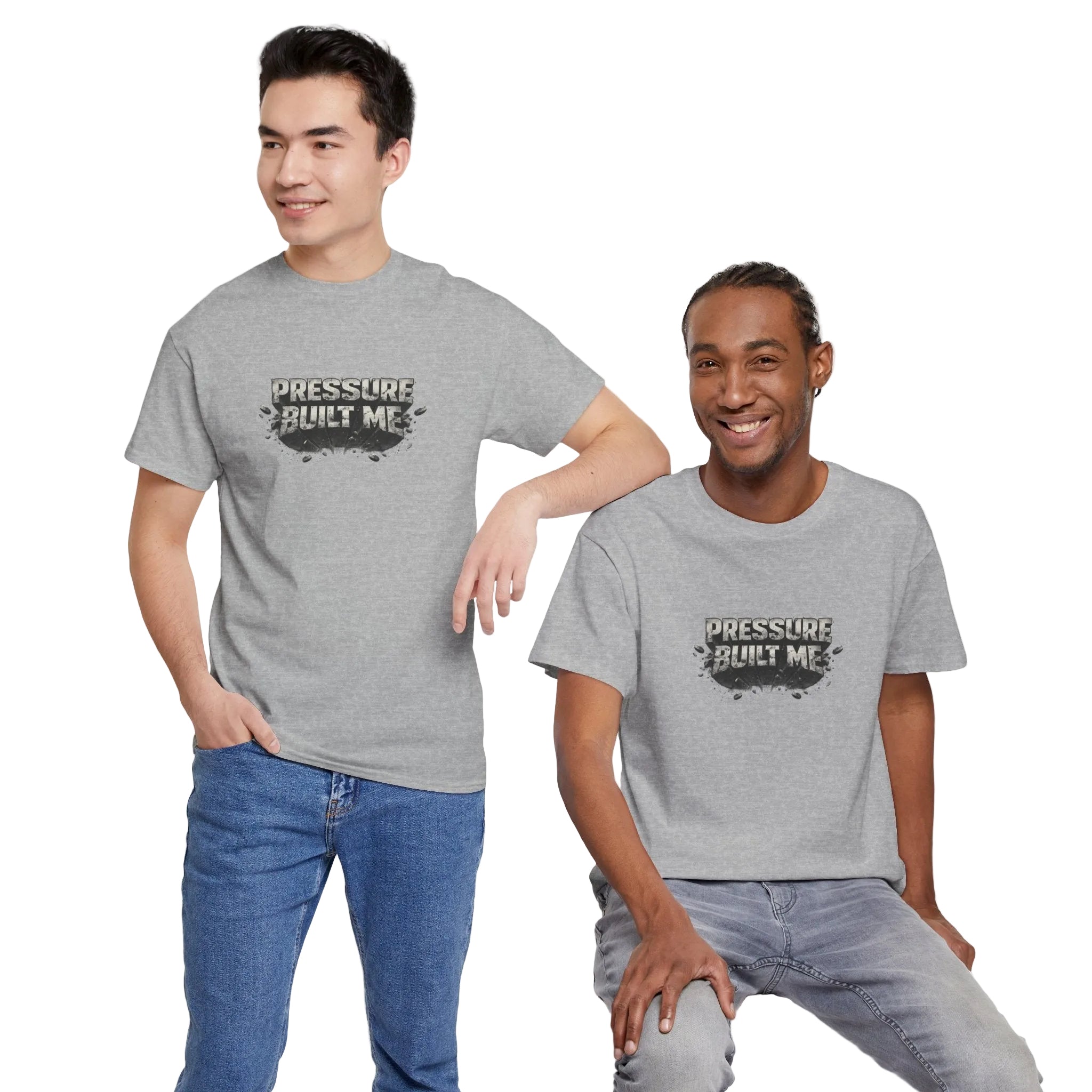 Pressure Built Me T-Shirt — Motivational Graphic Tee