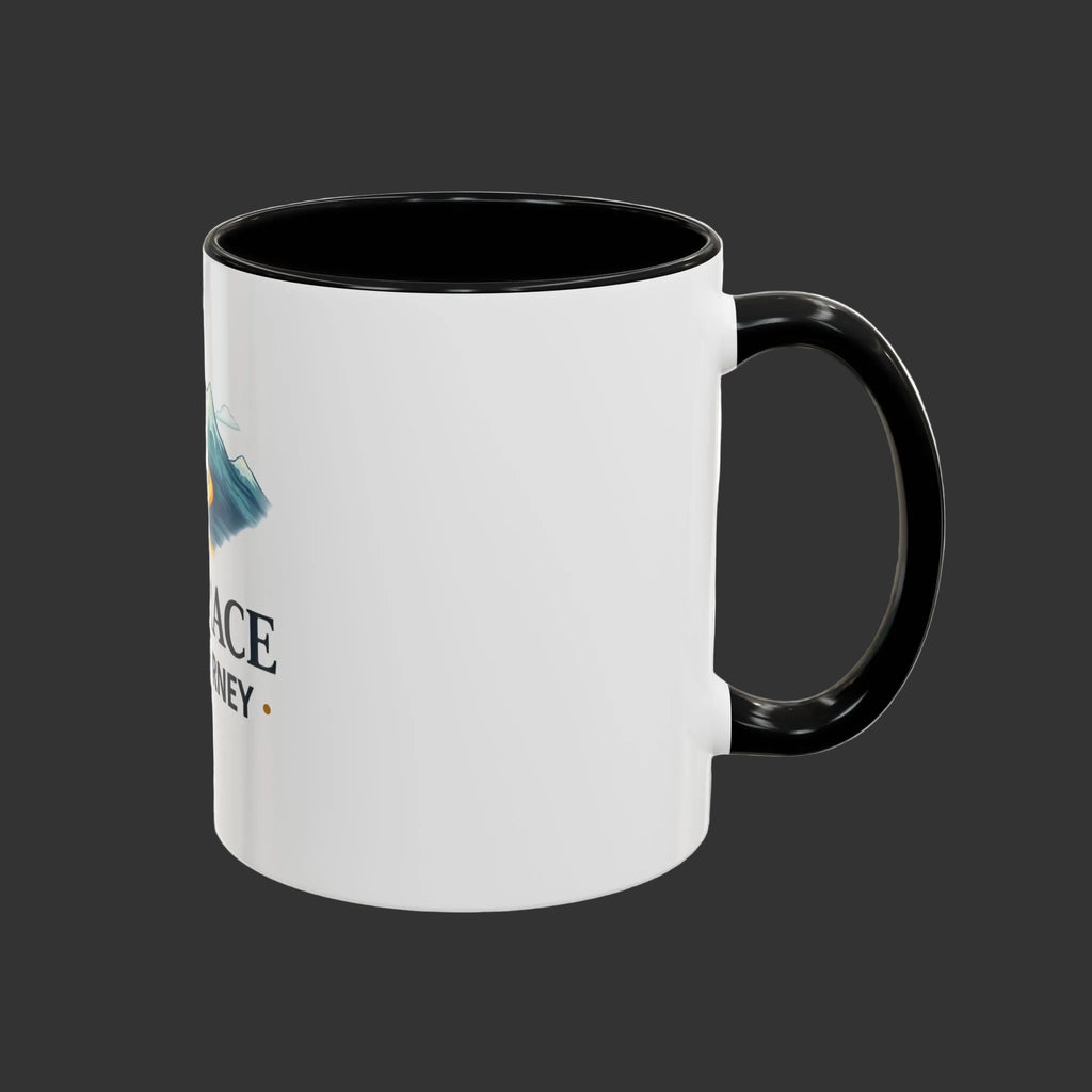 Embrace the Journey Coffee Mug — Inspirational Mountain Road Travel Ceramic Mug