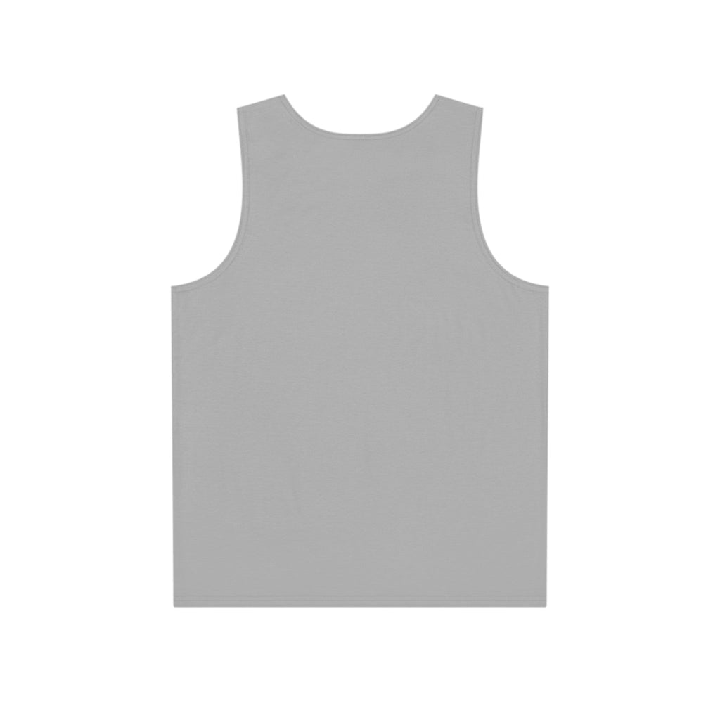 Men's All-Over Print Tank Top — Minimal Grey Casual Summer Tee