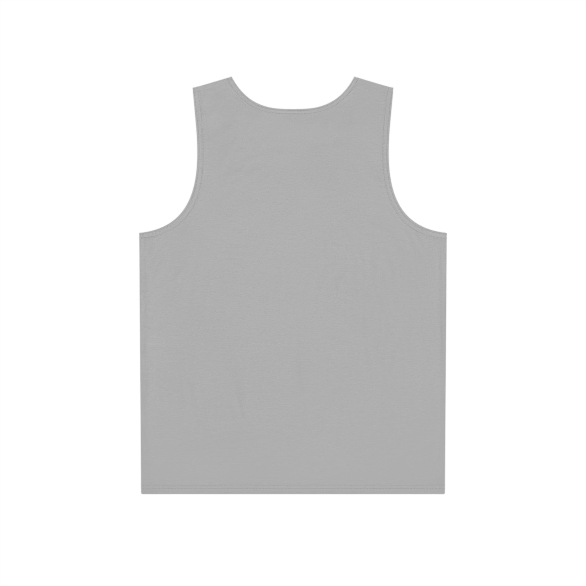 Men's All-Over Print Tank Top — Minimal Grey Casual Summer Tee