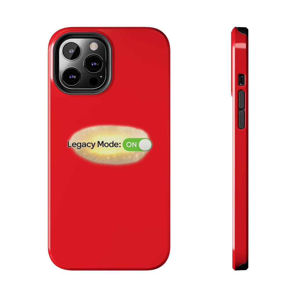 Legacy Mode: ON Red Tough Phone Case