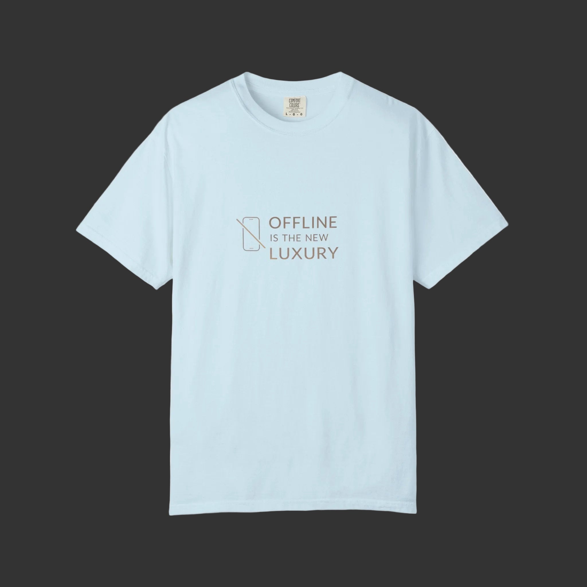 Offline Is the New Luxury T-Shirt — Minimalist Relaxed Tee