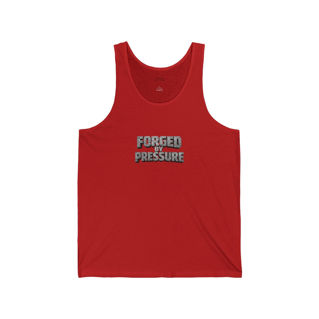"Forged By Pressure" Tank Top — Motivational Graphic Tank