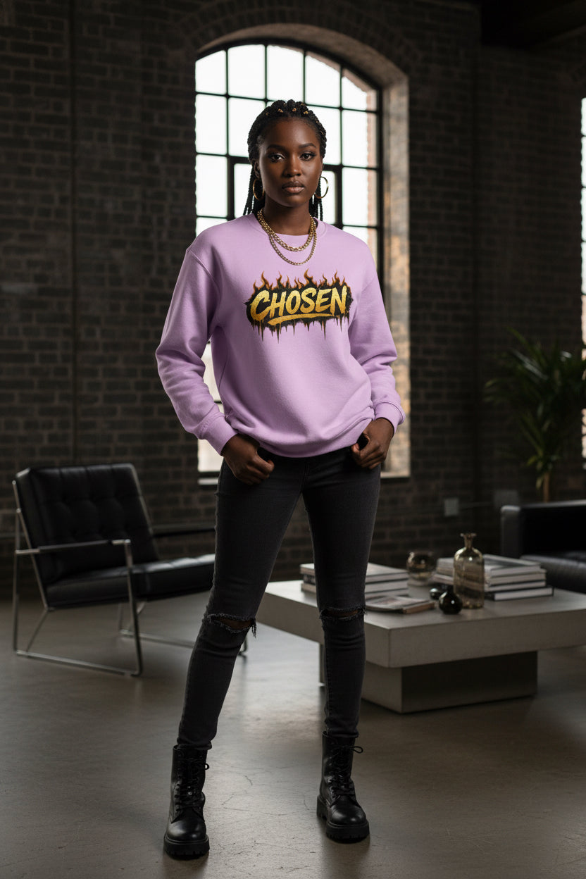 Own & Rise Garment-Dyed Sweatshirt — Classy Printed Unisex Design