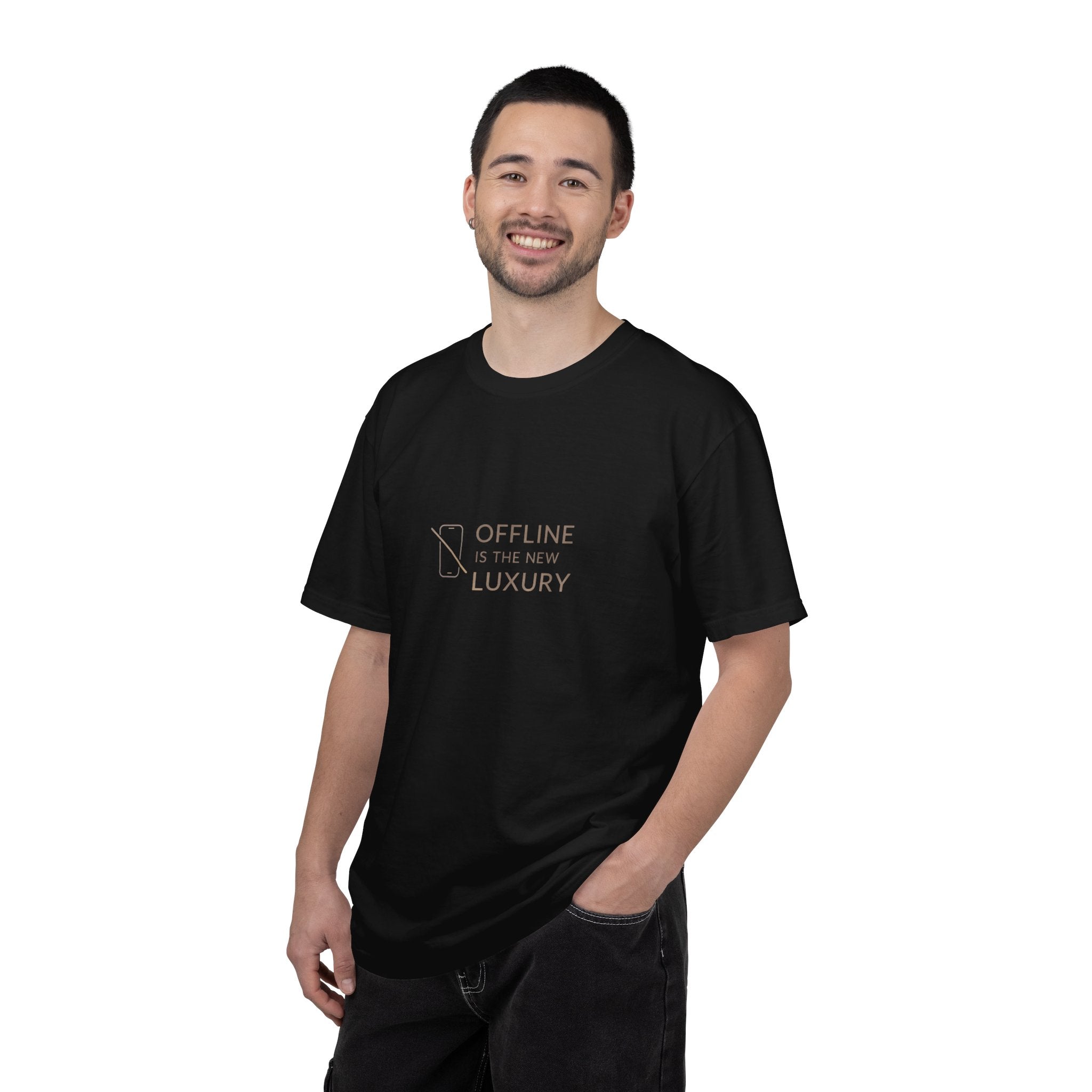 Offline Is the New Luxury T-Shirt — Minimalist Relaxed Tee