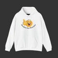 Hoodie — Minimal “Discipline Over Motivation” White Pullover