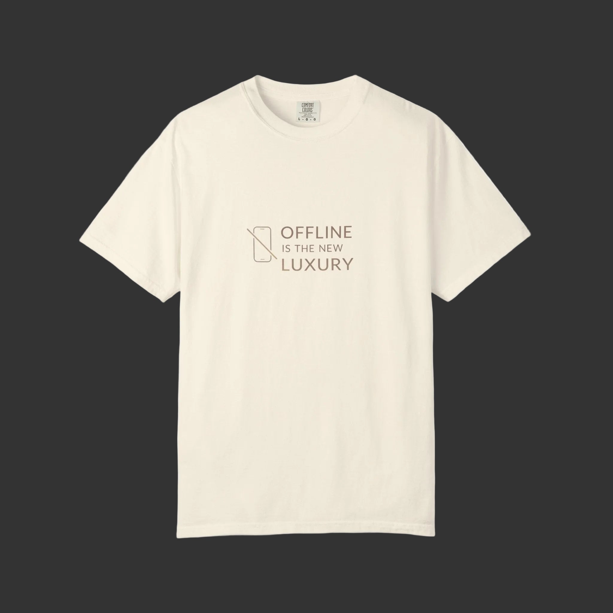 Offline Is the New Luxury T-Shirt — Minimalist Relaxed Tee