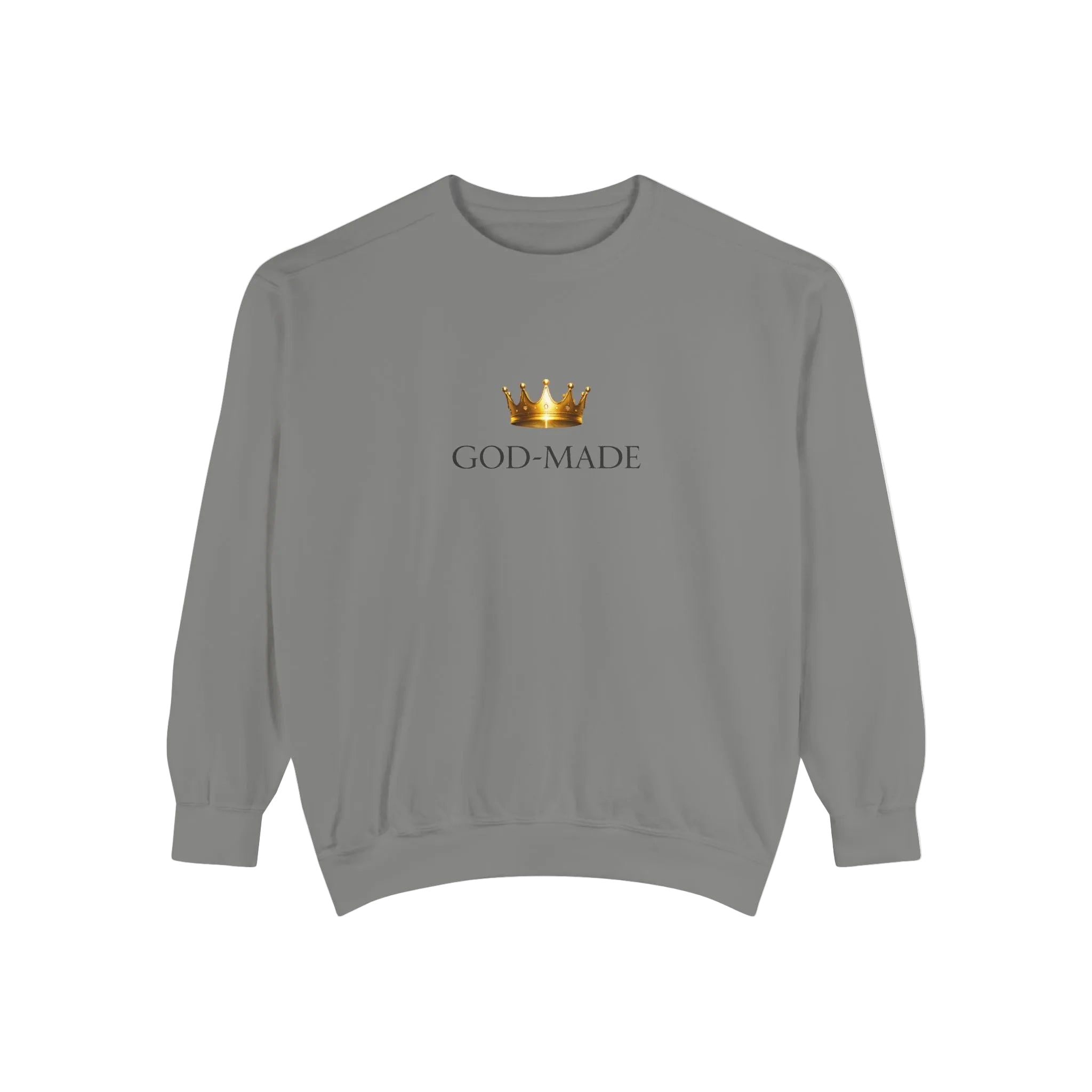 God-Made Crown Sweatshirt — Faith-Inspired Christian Crewneck