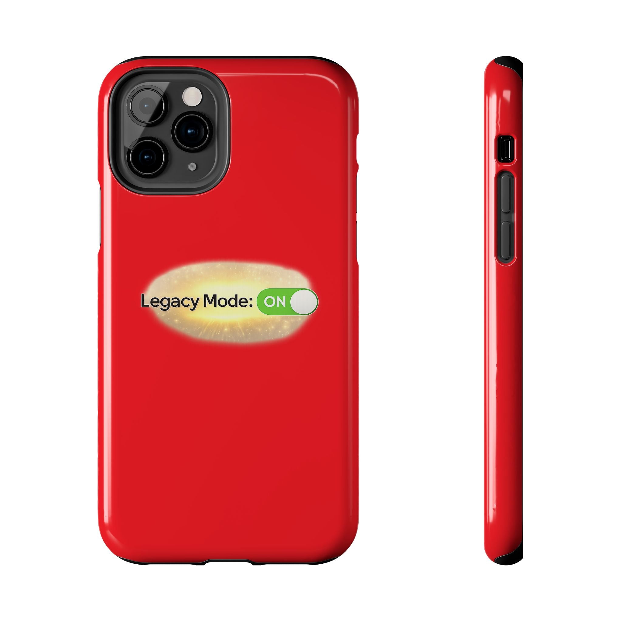 Legacy Mode: ON Red Tough Phone Case