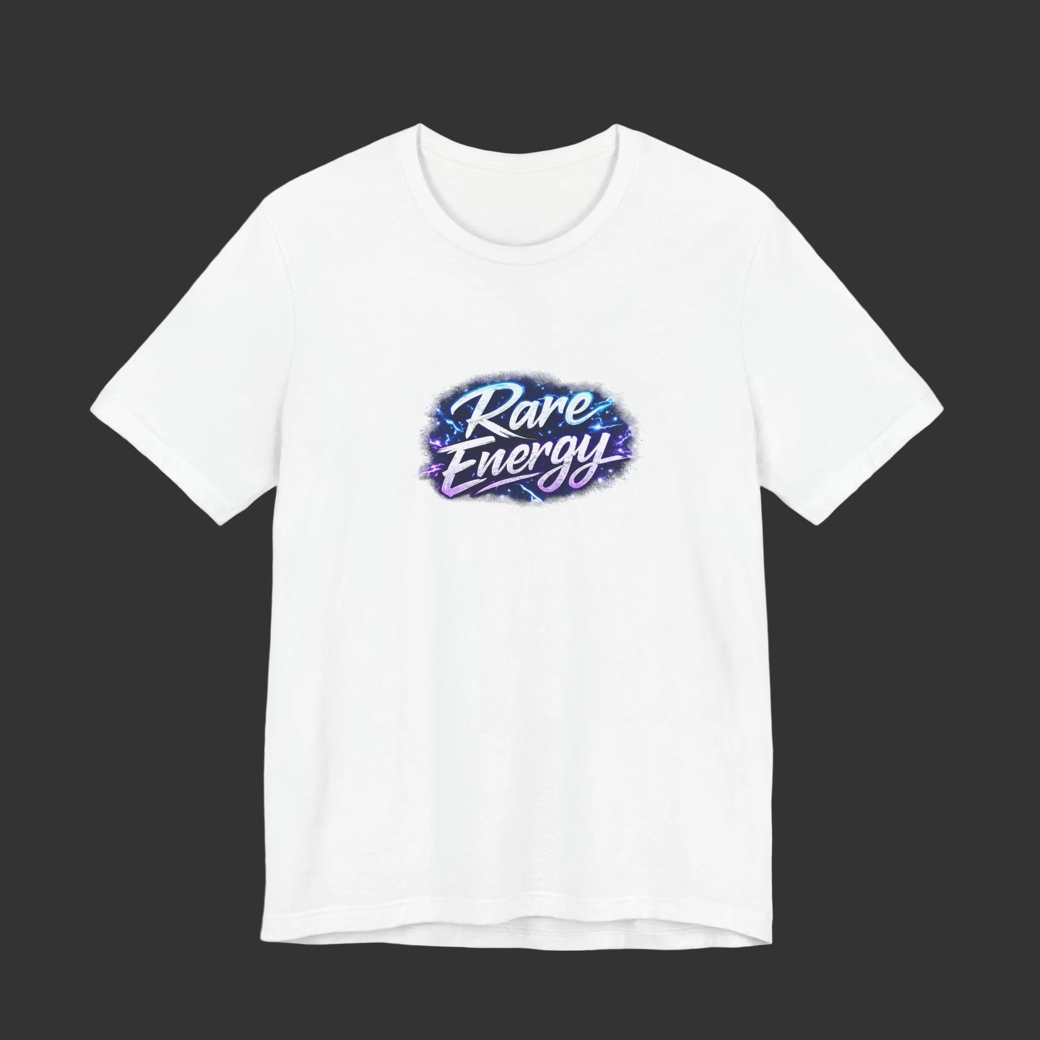 Rare Energy T-Shirt – Retro Neon Graphic Tee