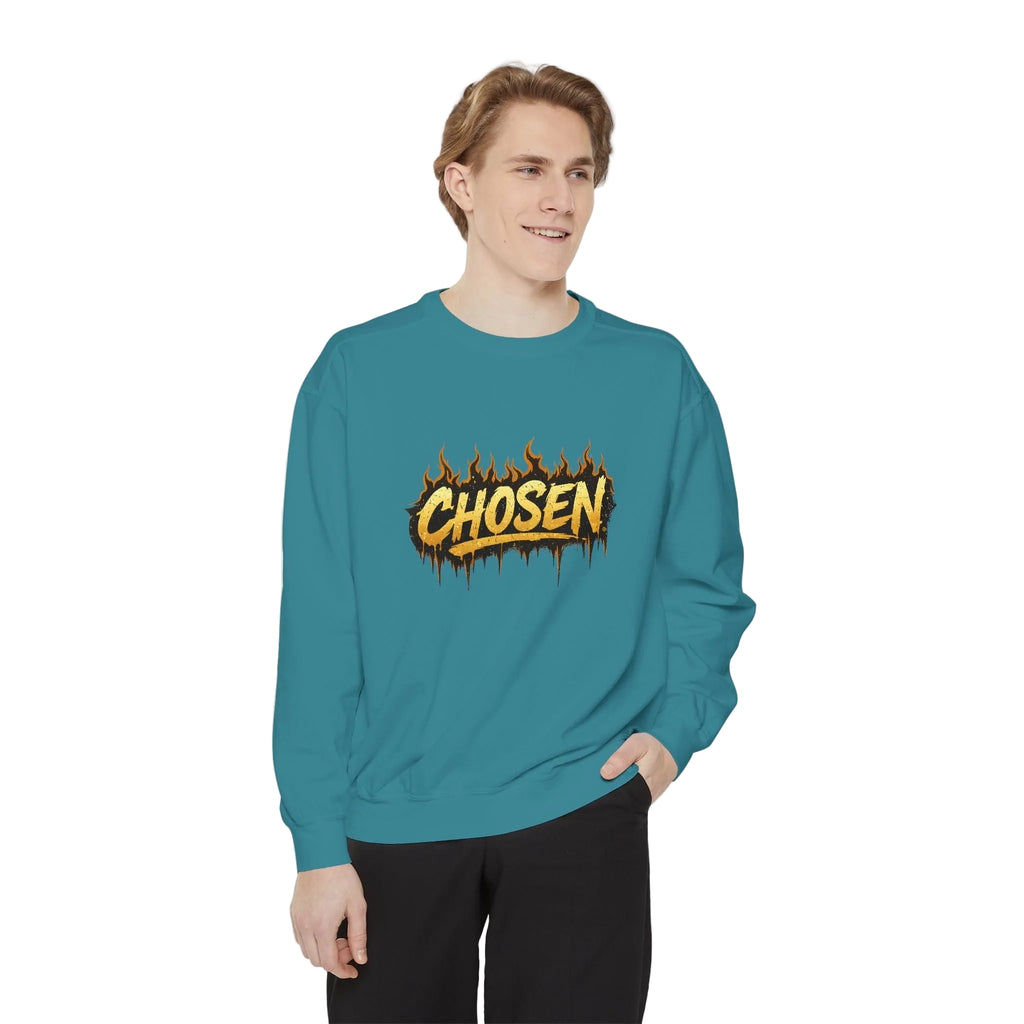 Own & Rise Garment-Dyed Sweatshirt — Classy Printed Unisex Design