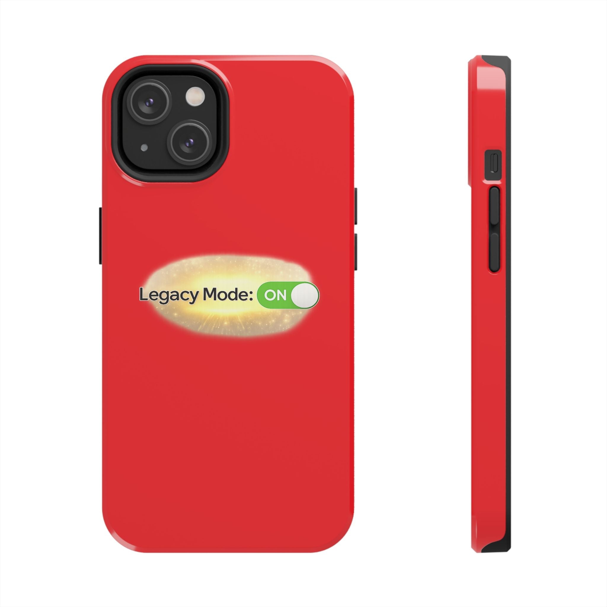 Legacy Mode: ON Red Tough Phone Case