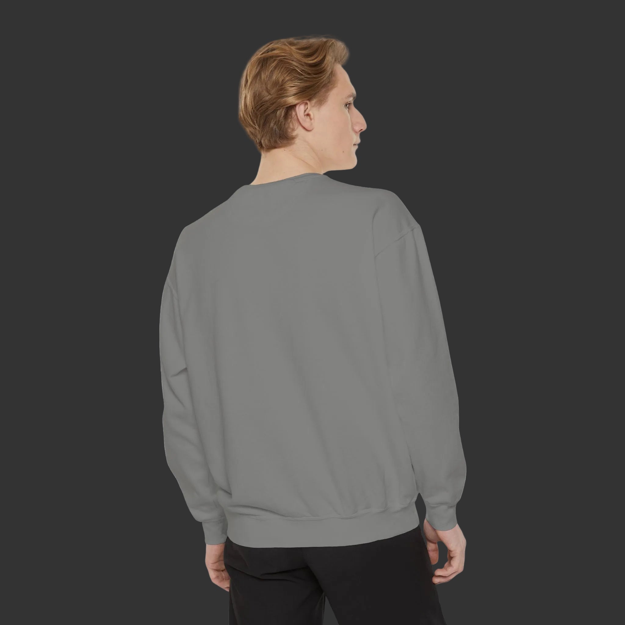Own & Rise Garment-Dyed Sweatshirt — Classy Printed Unisex Design