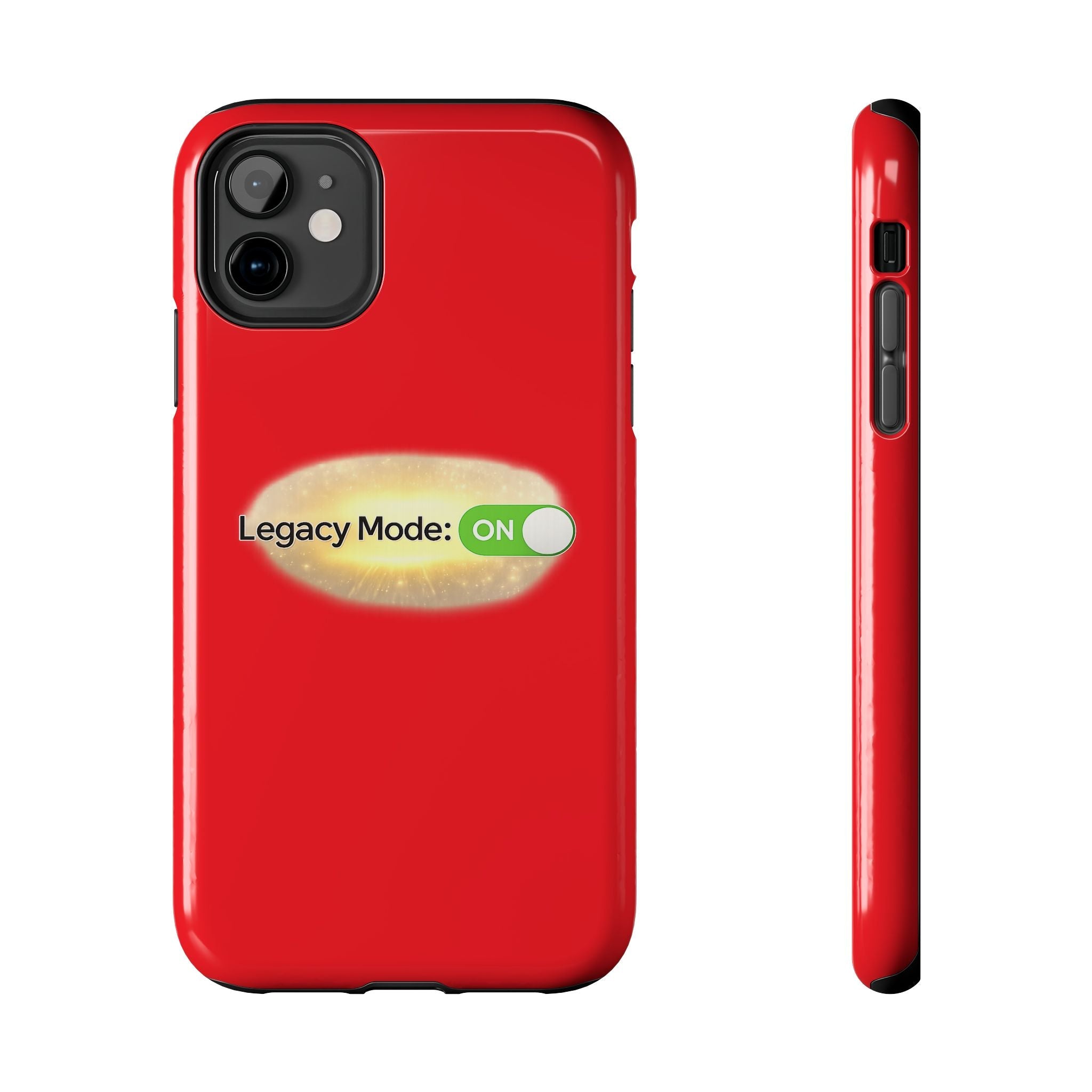Legacy Mode: ON Red Tough Phone Case