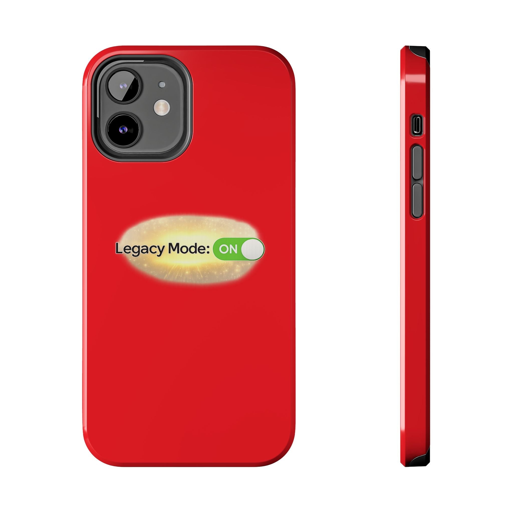 Legacy Mode: ON Red Tough Phone Case