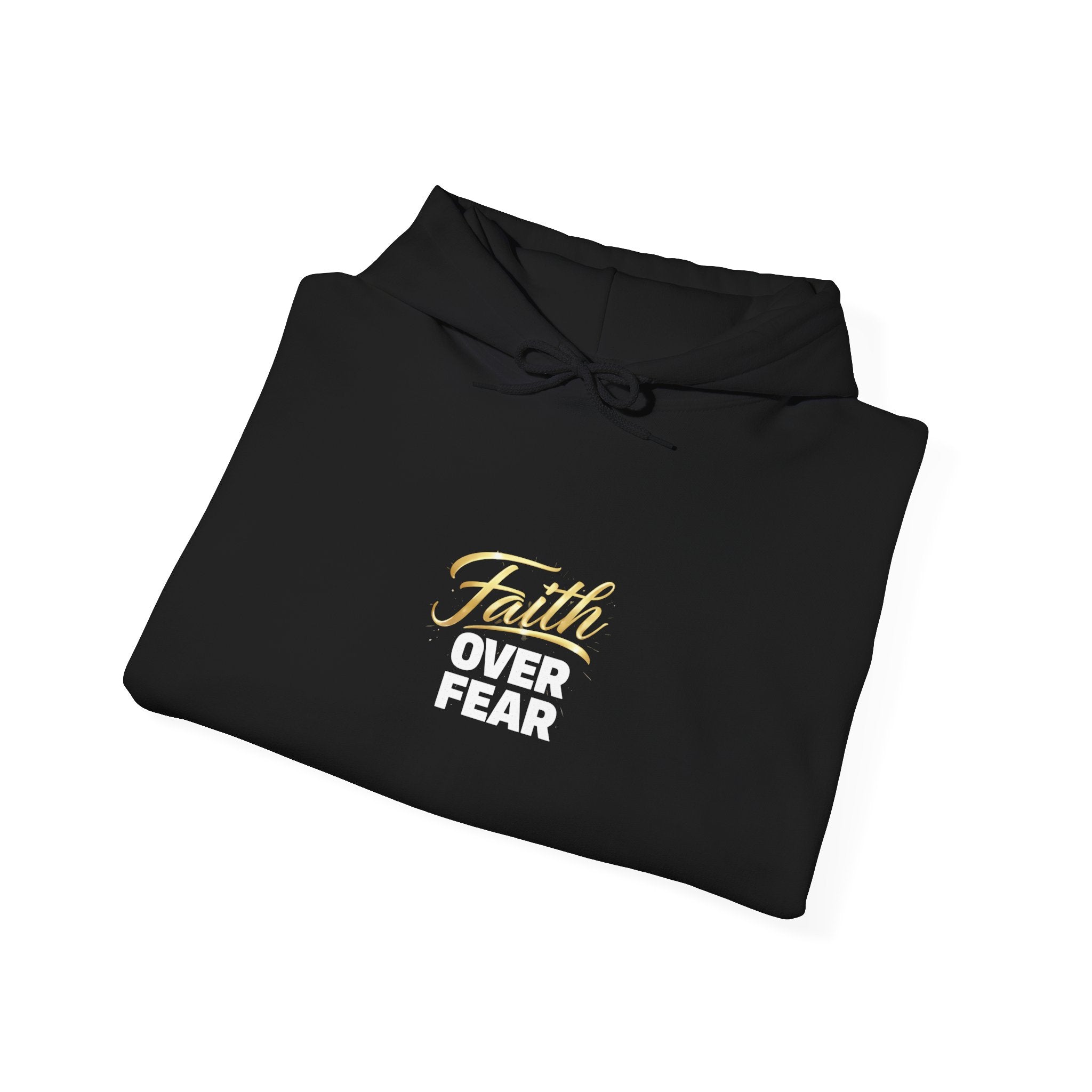 Faith Over Fear Hoodie — Classy Inspirational Pullover from own&rise Collection