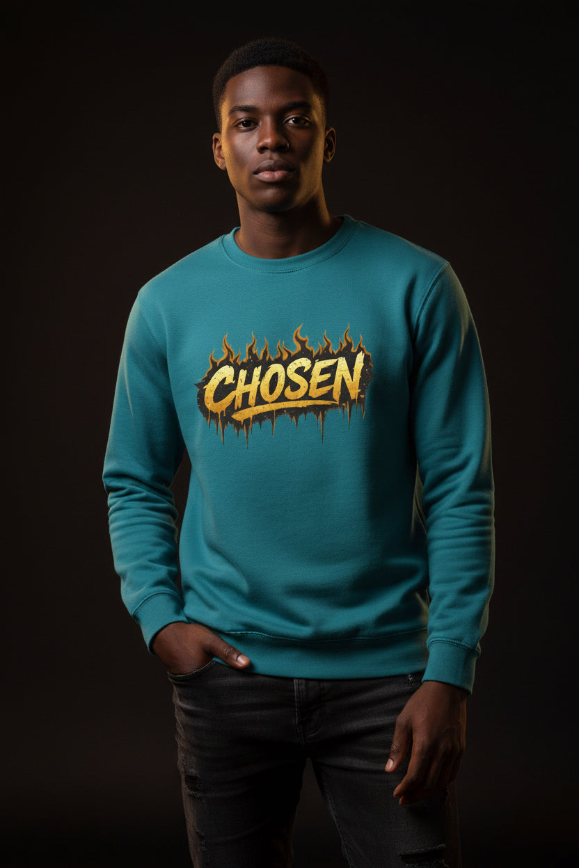 Own & Rise Garment-Dyed Sweatshirt — Classy Printed Unisex Design