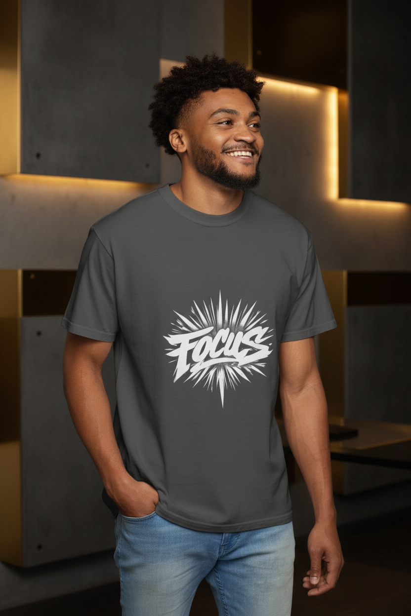 Own & Rise Graphic T-Shirt — Focus Design