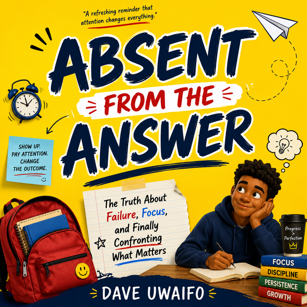 ABSENT FROM THE ANSWER - The Truth About Failure, Focus, and Finally Confronting What Matters original artwork
