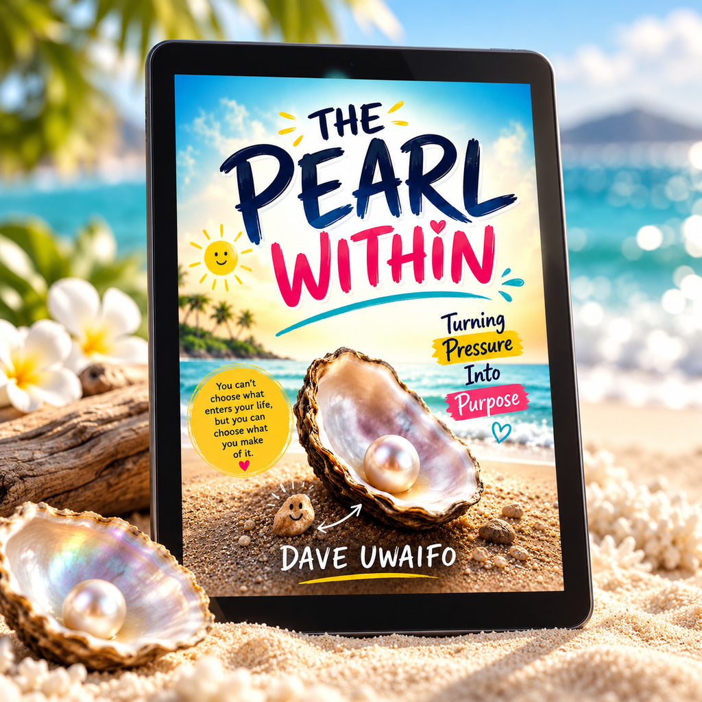 THE PEARL WITHIN - Turning Pressure Into Purpose styled ebook mock-up