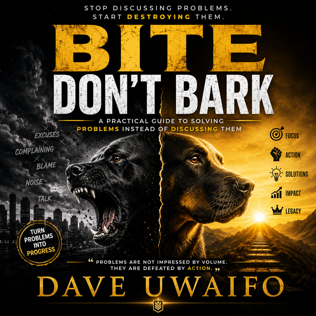 BITE DON'T BARK - A Practical Guide to Solving Problems Instead of Discussing Them original artwork