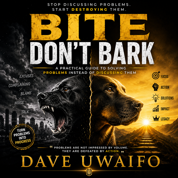 BITE DON'T BARK - A Practical Guide to Solving Problems Instead of Discussing Them original artwork