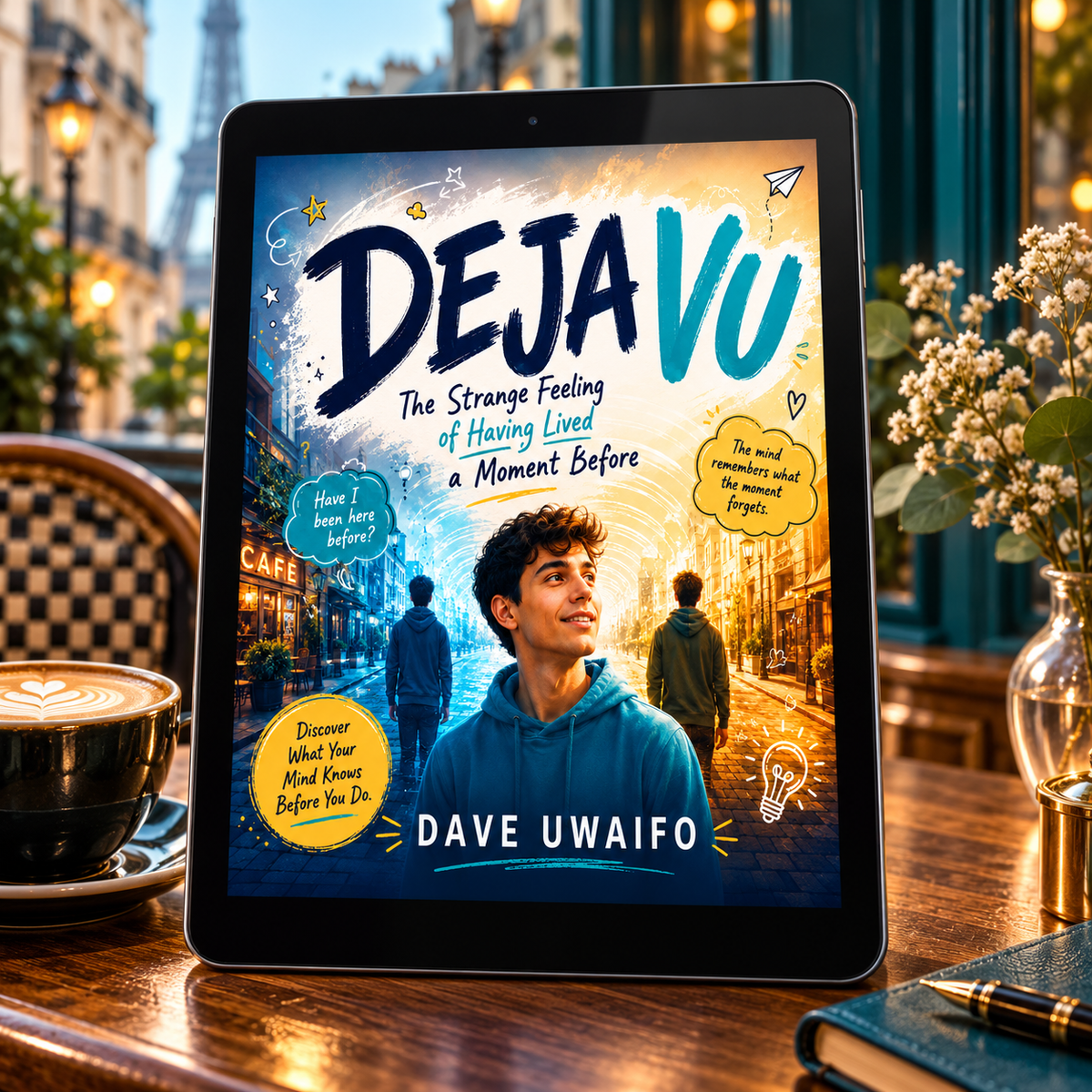 DEJA VU - The Strange Feeling of Having Lived a Moment Before styled ebook mock-up