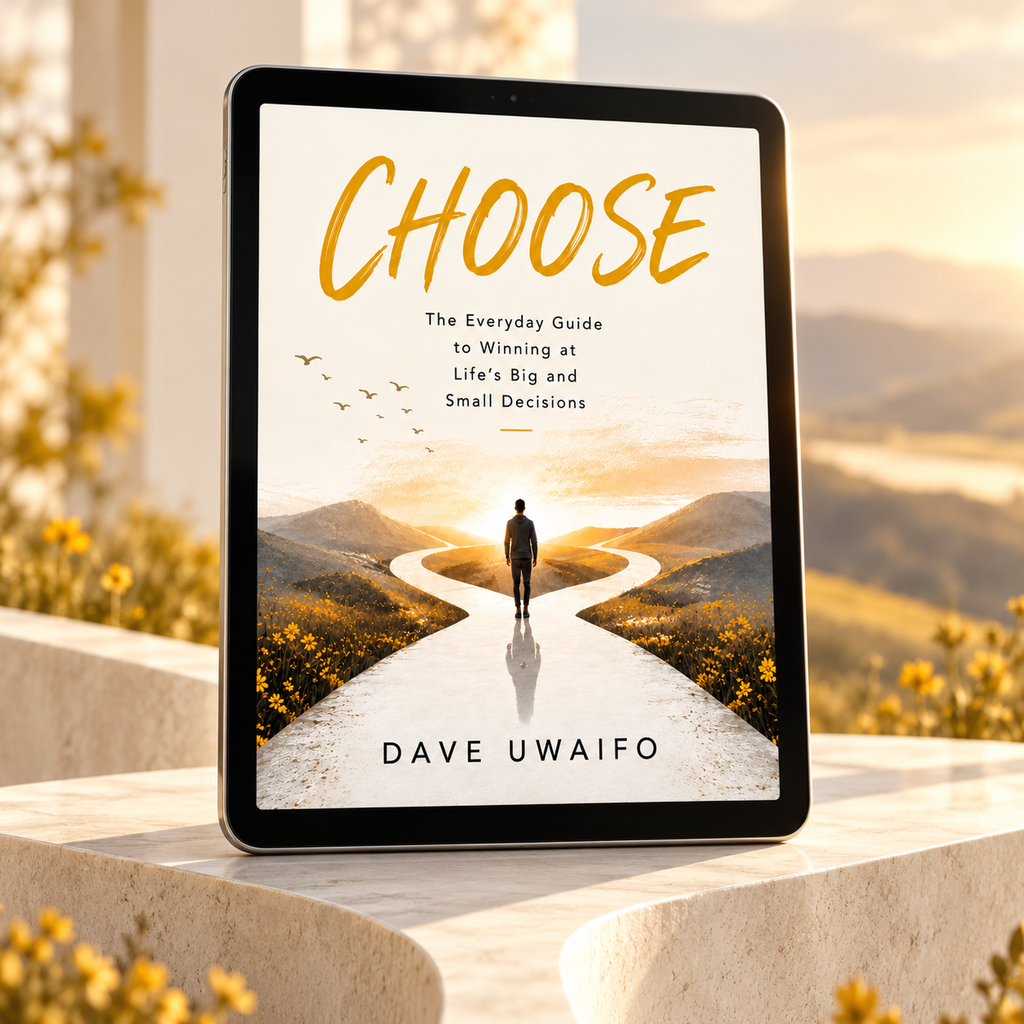 CHOOSE - A Practical Philosophy of Discernment, Courage and Commitment styled ebook mock-up