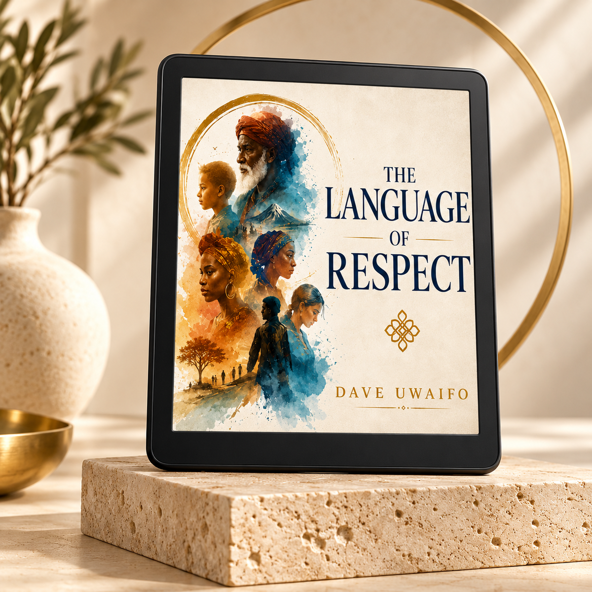 THE LANGUAGE OF RESPECT - How Every Culture Teaches the Invisible Principles That Build Strong Relationships, Communities, and Nations styled ebook mock-up