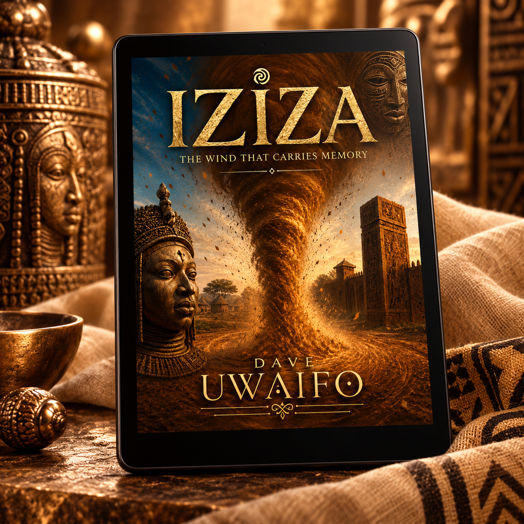 IZIZA - The Wind That Carries Memory styled ebook mock-up