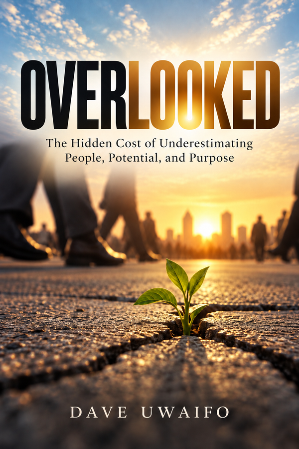 OVERLOOKED - The Hidden Cost of Underestimating People, Potential, and Purpose original artwork