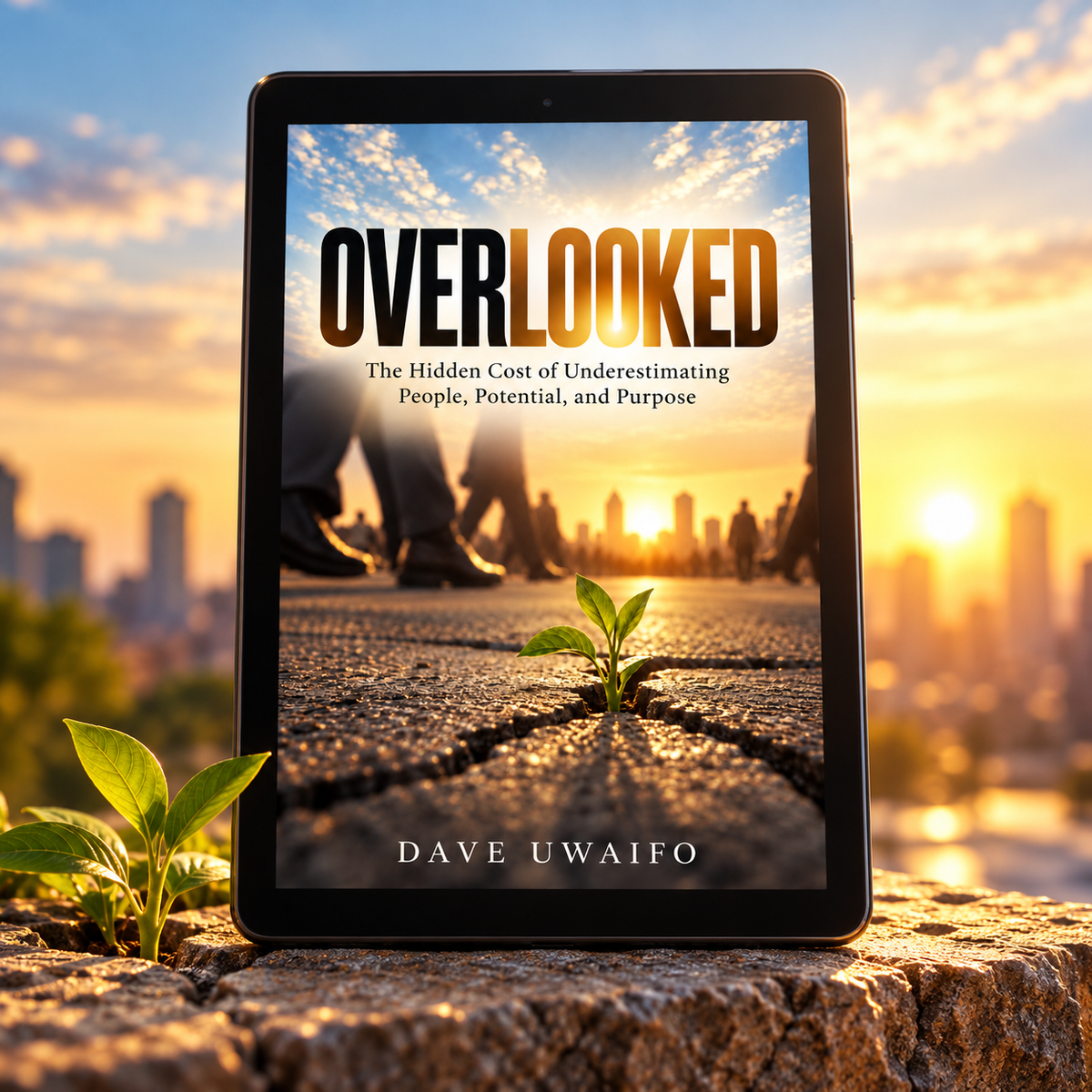 OVERLOOKED - The Hidden Cost of Underestimating People, Potential, and Purpose styled ebook mock-up