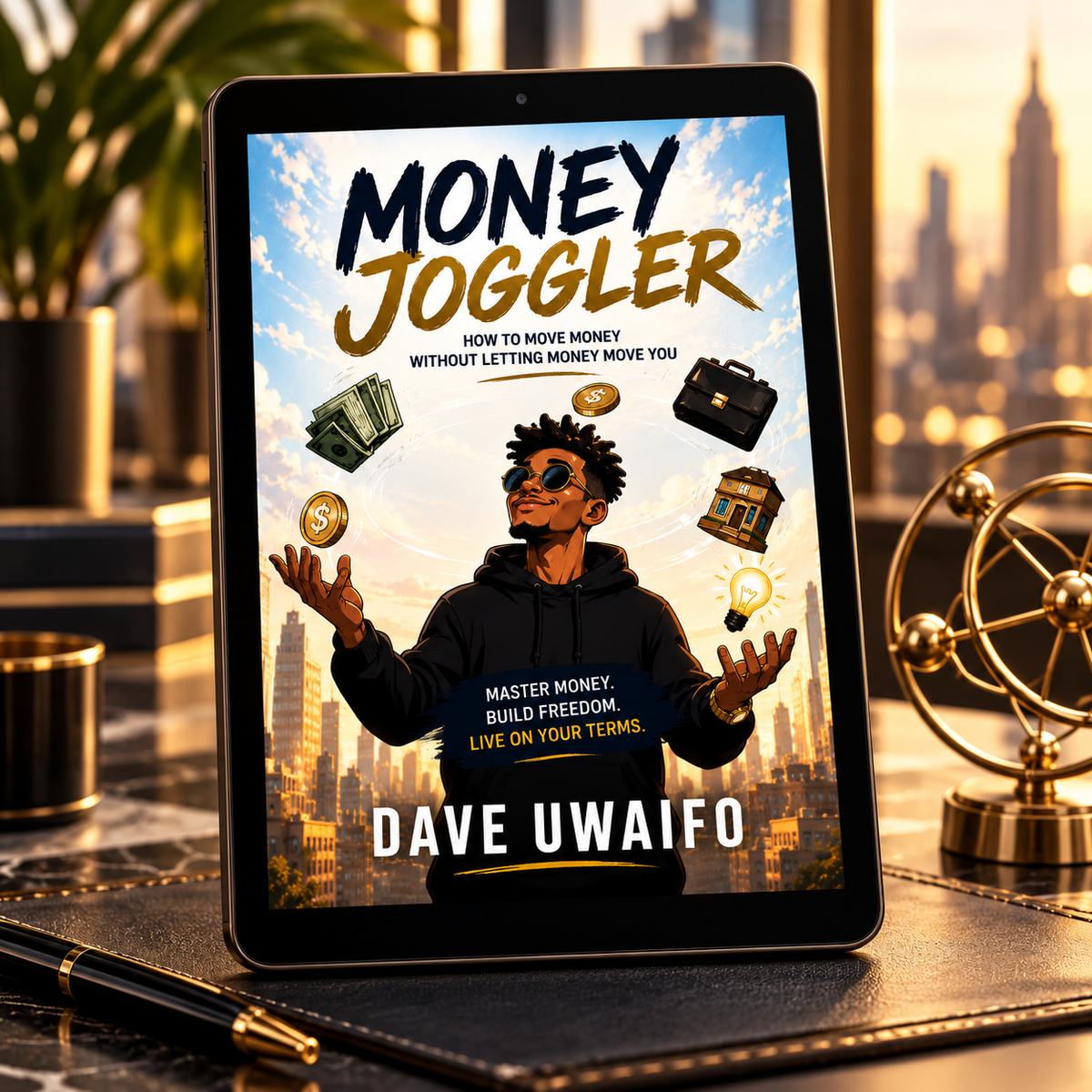 MONEY JOGGLER - How to Move Money Without Letting Money Move You styled ebook mock-up