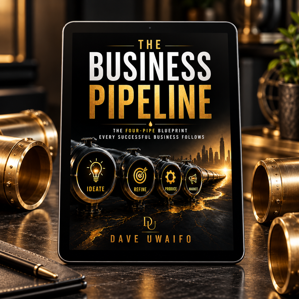 THE BUSINESS PIPELINE - The Four-Pipe Blueprint Every Successful Business Follows styled ebook mock-up